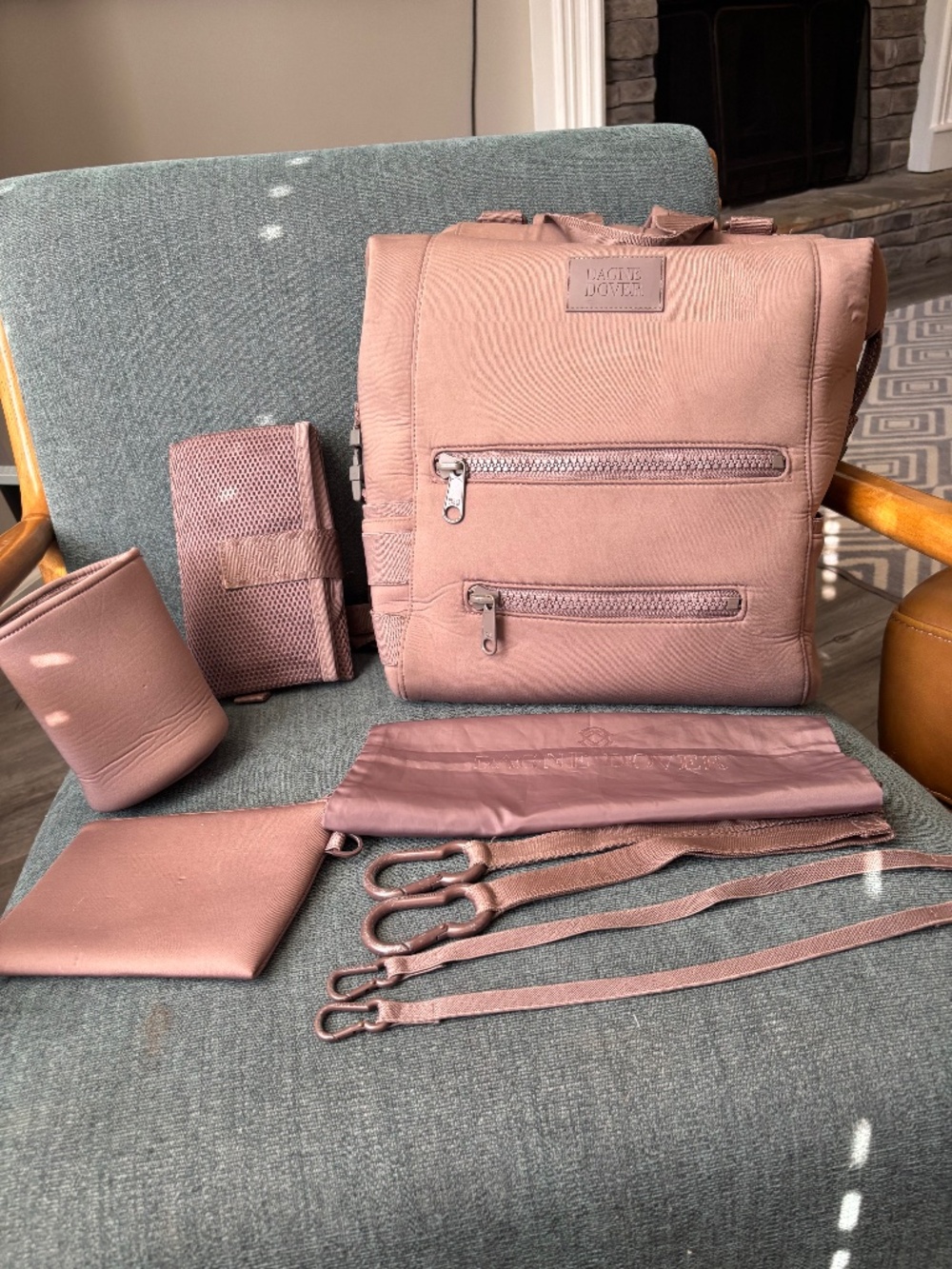 Large Indi Diaper Bag In Dune